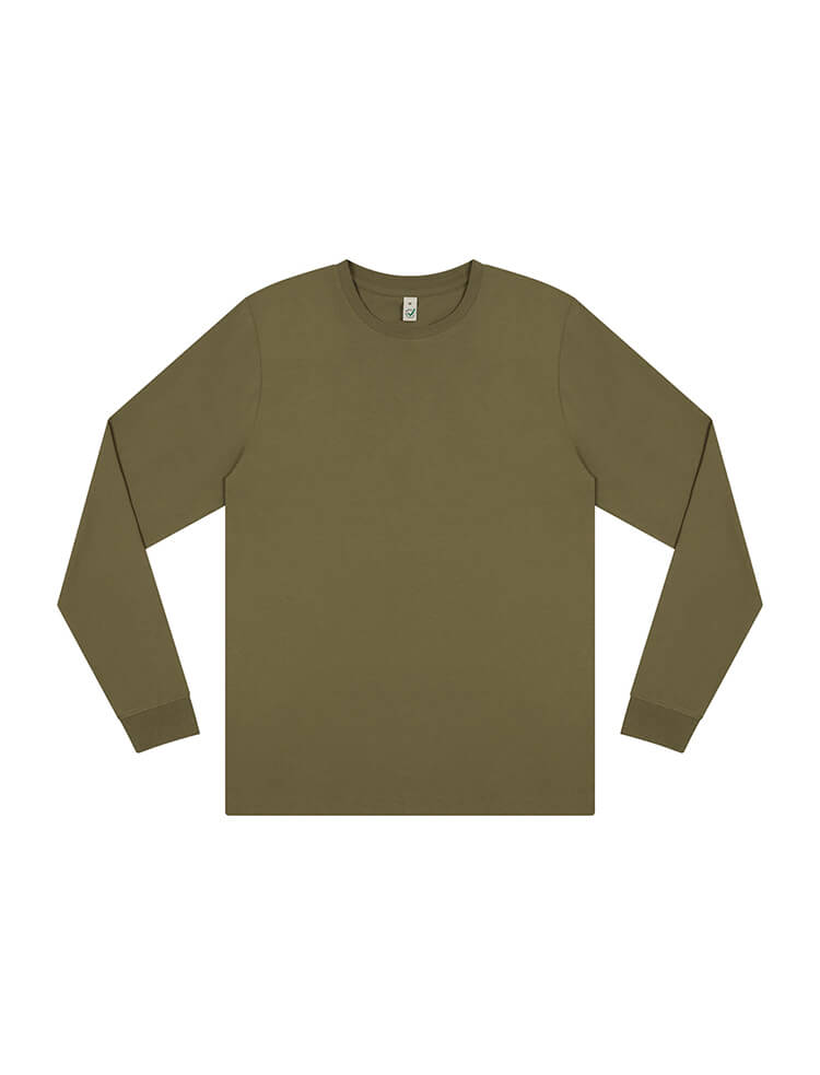 Heavyweight long sleeve organic t-shirt