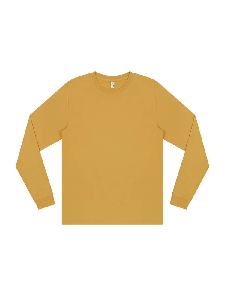 Heavyweight long sleeve organic t-shirt