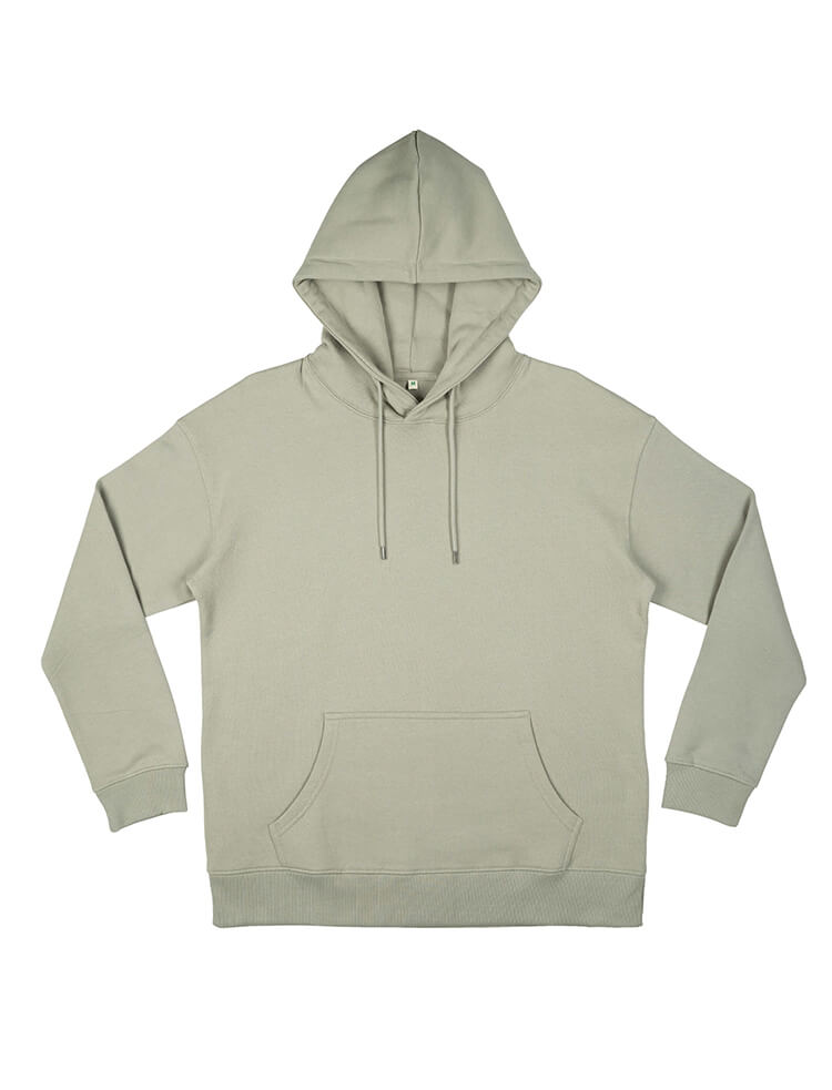 Planet print clearance drop shoulder hoodie