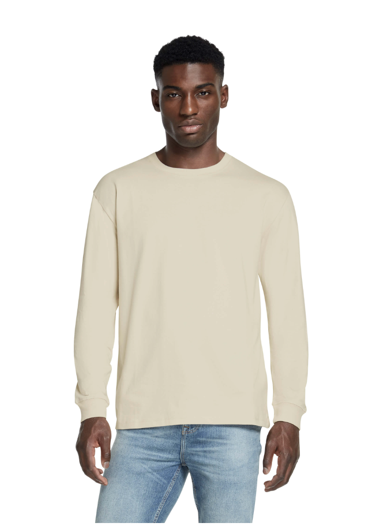 Heavyweight long sleeve organic t-shirt