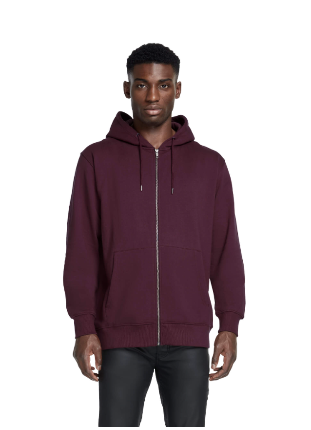 Ekologisk hoodie med zip up