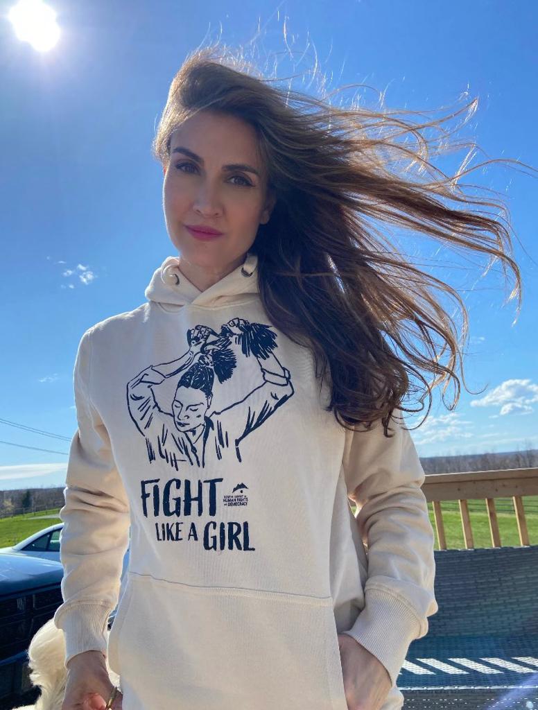 Geneva Summit Limited Edition Merch Fight Like A Girl Hoodie